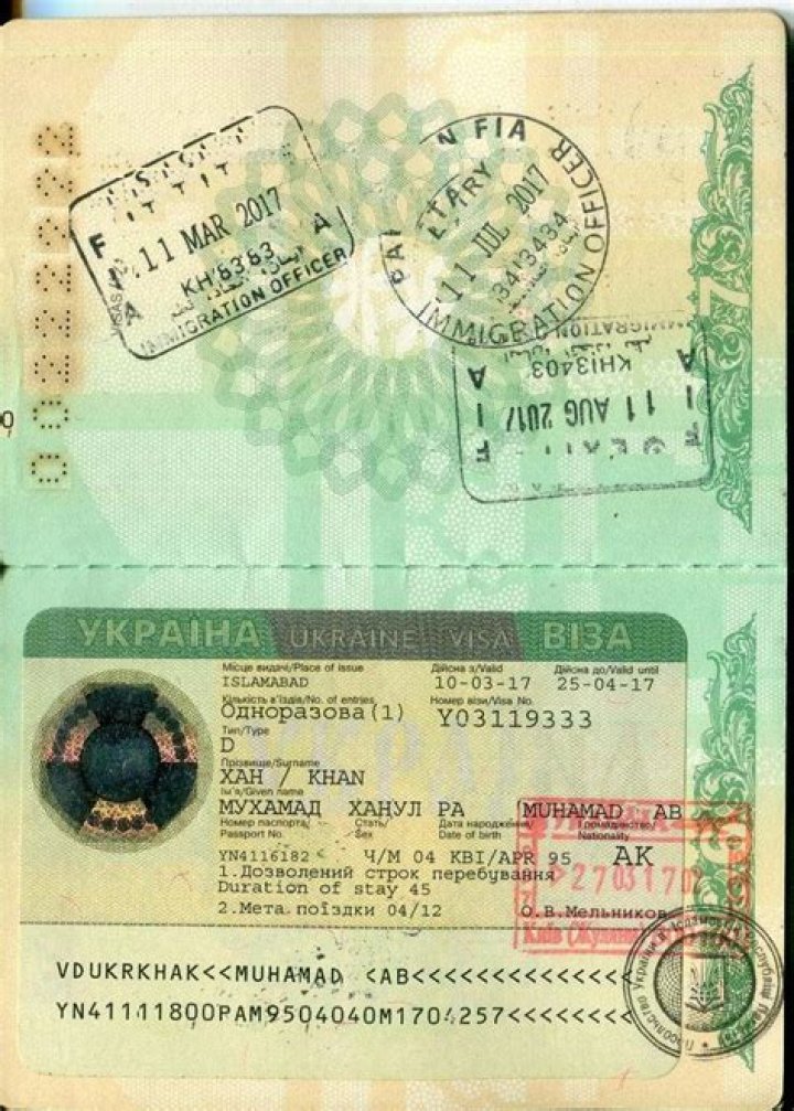 What is D 13 visa Ukraine?