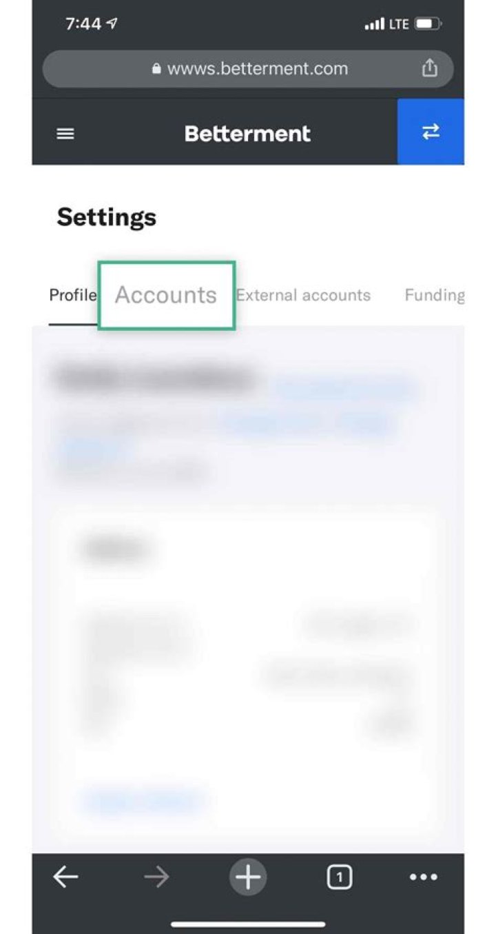 What is my Betterment account number?