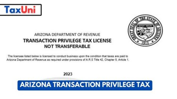 What is the Arizona transaction privilege tax?