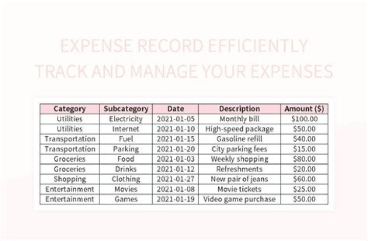 What is the best way to record expenses?
