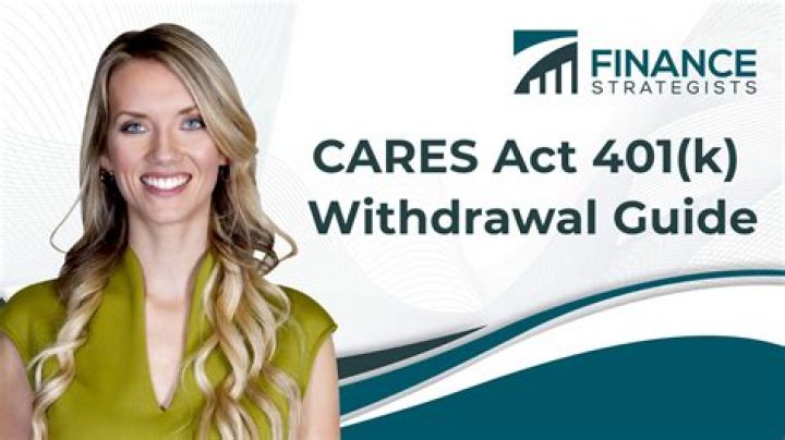 What is the deadline for CARES Act 401k withdrawal?