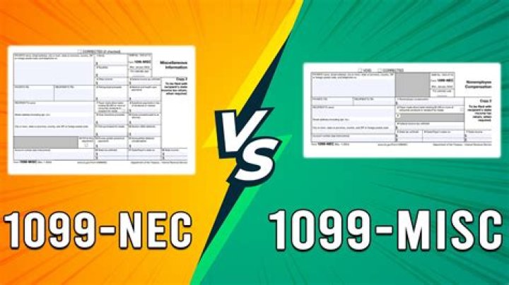 What is the difference between 1099 MISC and 1099 NEC?