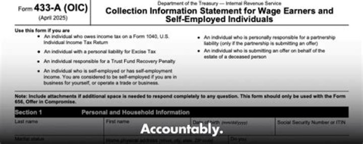 What is the difference between 433-A and 433-A OIC?