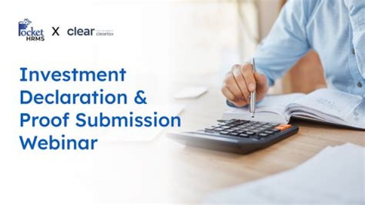 What is the last date for investment declaration?