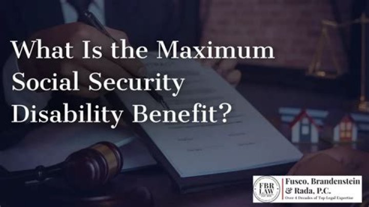 What is the maximum Social Security benefit for a disabled child?