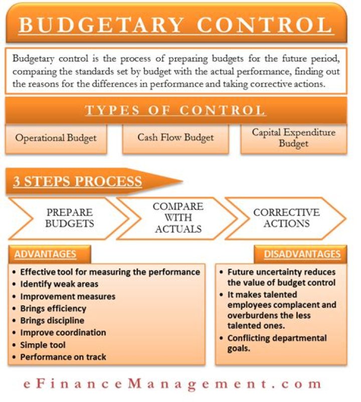 What is the purpose of budgetary control?