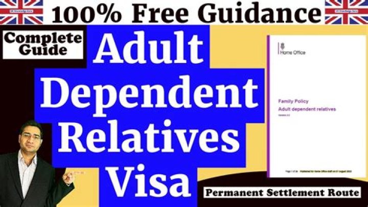 What qualifies a person as an adult dependent?