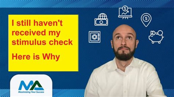 What should I do if I have not received My stimulus check?