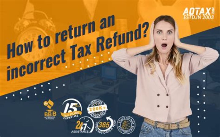 What to do if you have an incorrect tax return?