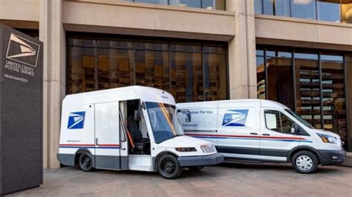 What truck does USPS use to deliver packages?