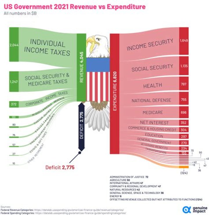 What were the two sources of revenue for the new federal government?