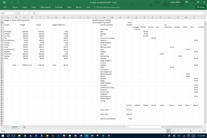 What would an accountant use a spreadsheet for?