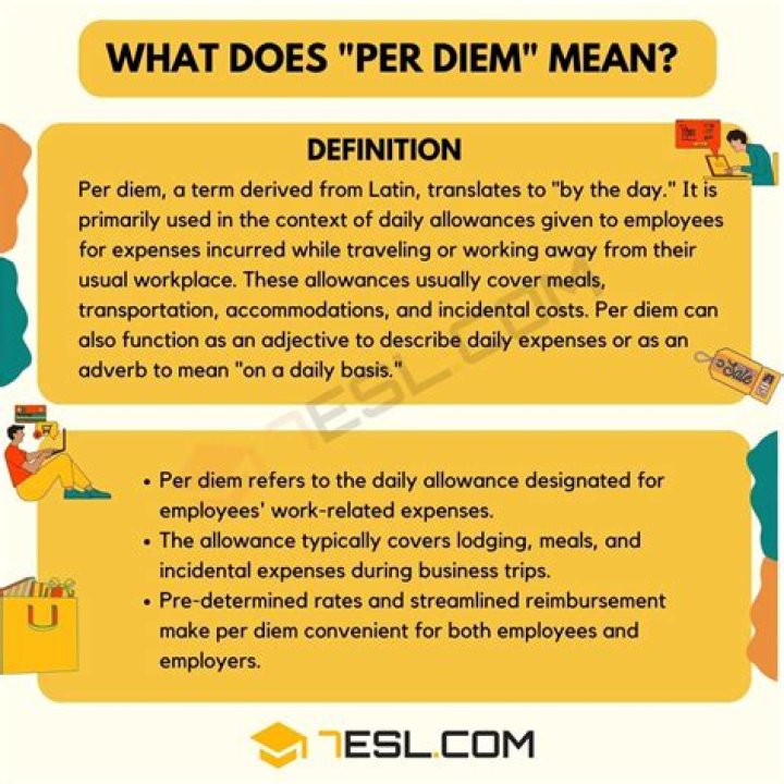 Whats per diem means?