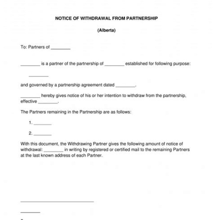 When a partner leaves a partnership the withdrawing partner is entitled?