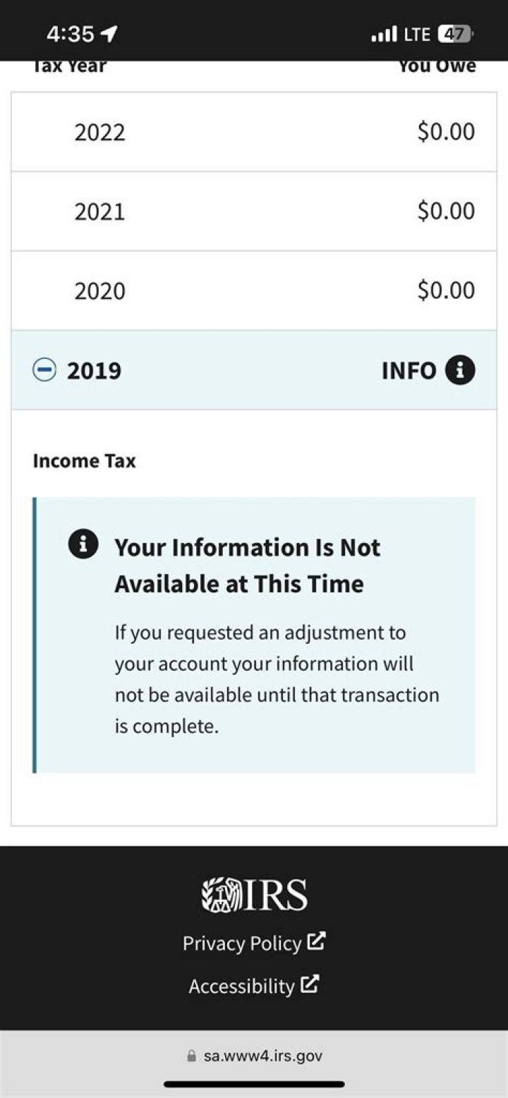 When did I Mail my 2019 tax return?
