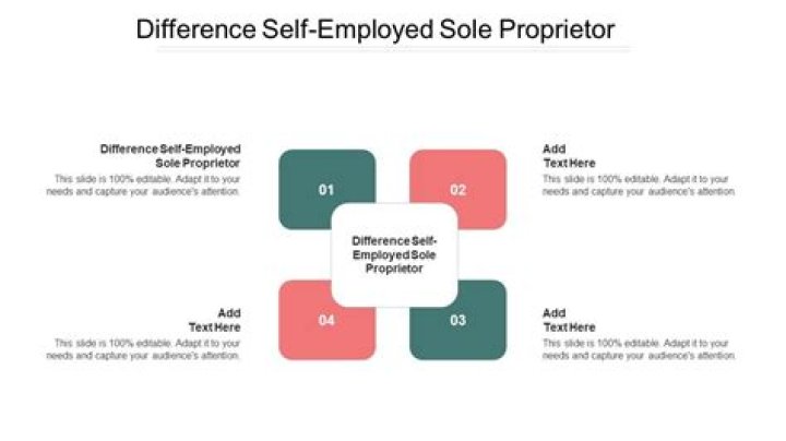 When do you become a sole proprietor or self employed?
