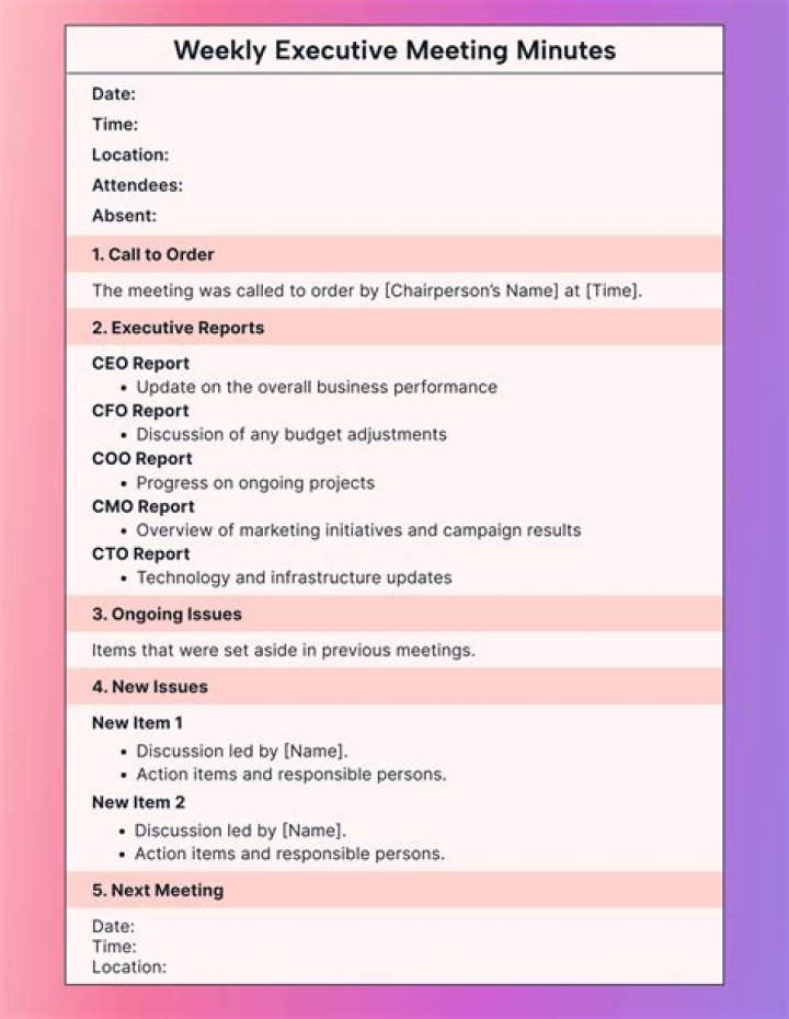 When should HOA meeting minutes be distributed?