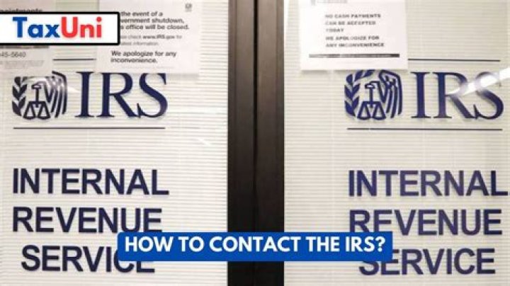 When to contact the IRS for tax help?