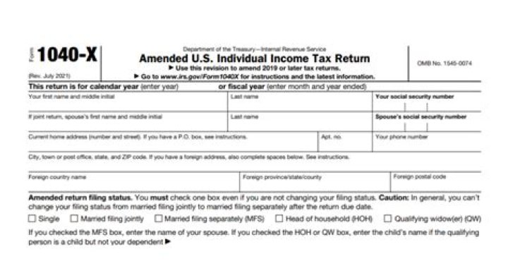 When to file Form 1040X for tax refund?
