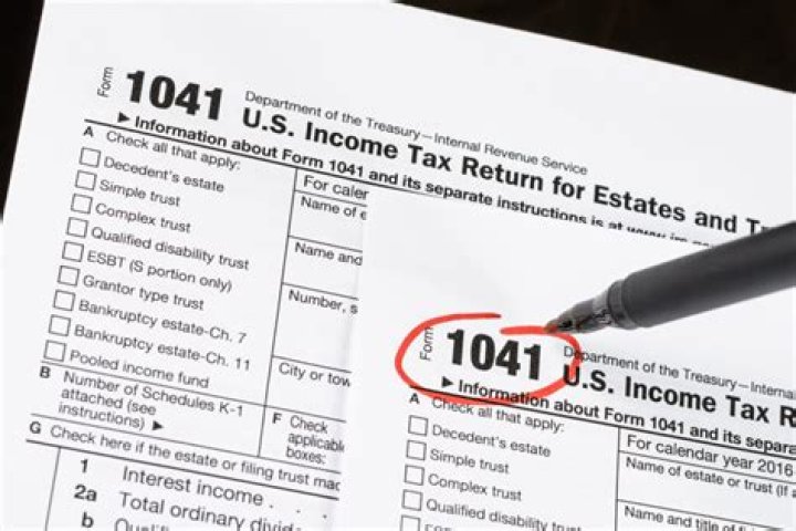 When to use Form 1041 for estate tax?