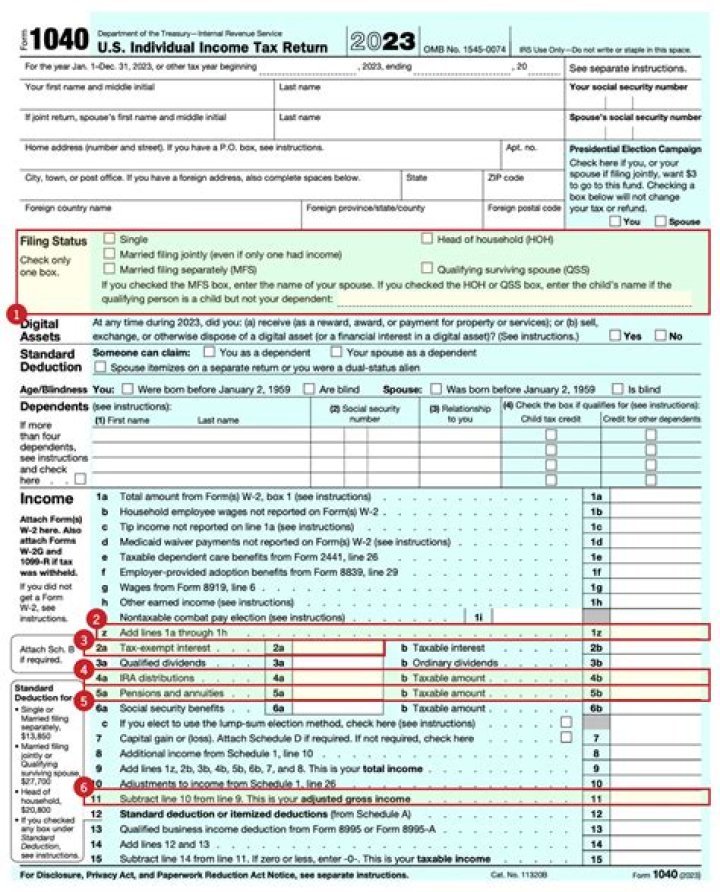 When to use the 1040 estimated tax form?