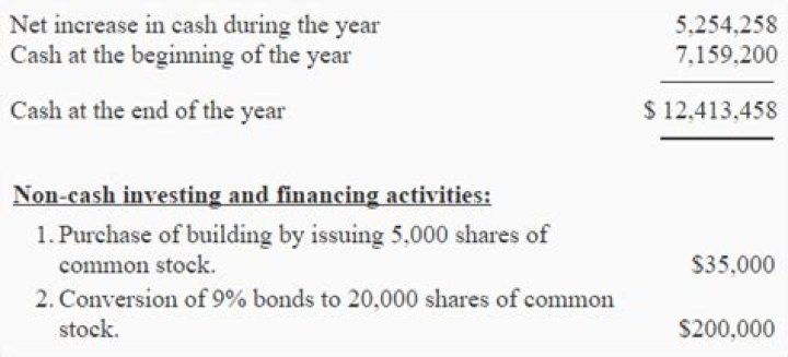 Where are noncash investing and financing activities reported?