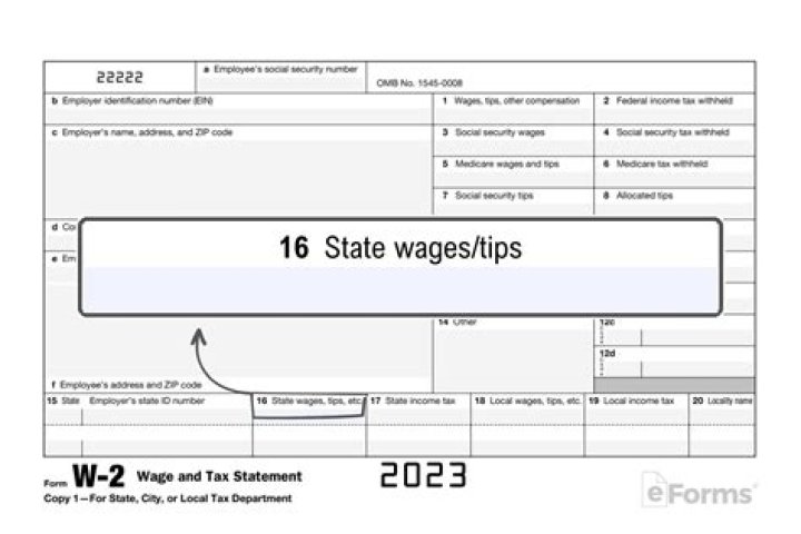 Where are total wages on W-2?