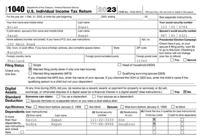 Where do I find my income tax amount Form 1040 for 2018?