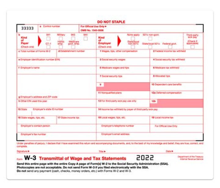 Where do I send W-2 and w3?