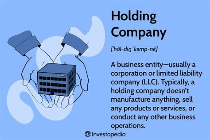 Which company is controlled by the holding company?