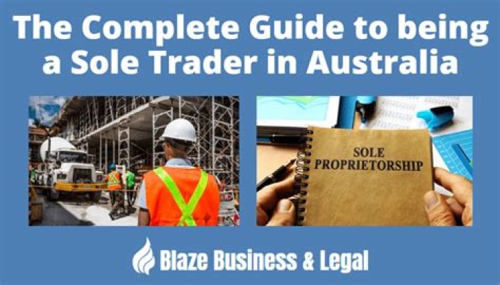 Who controls a sole trader business?