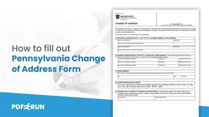 Who gets notified when you change your address?