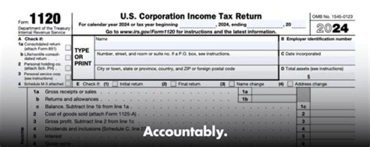 Who is required to file a Form 1120 tax return?