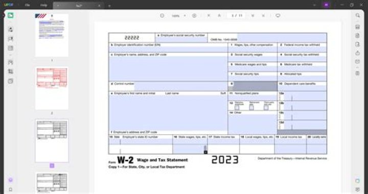 Who should fill out the W-2 form?