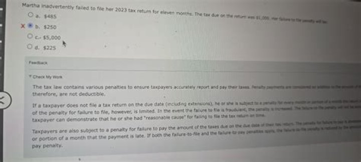 Why did my wife not file her tax return?