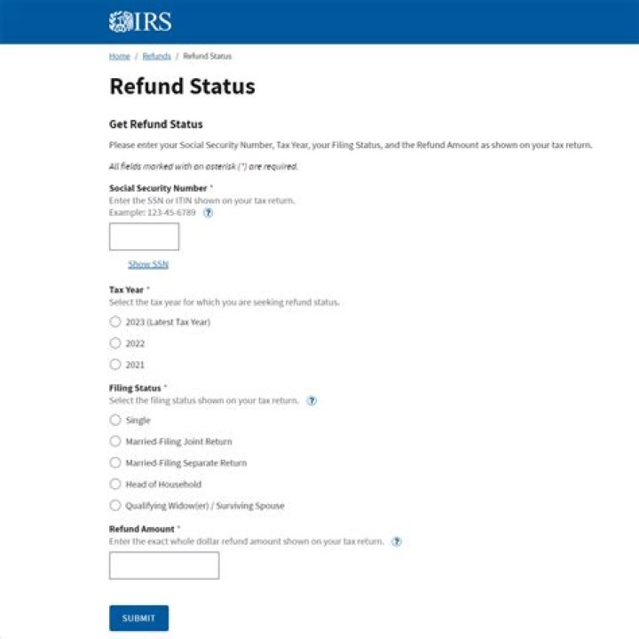 Why does IRS2Go say refund status?