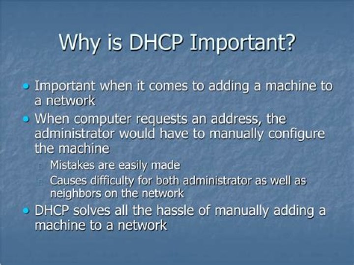 Why is DHCP important?