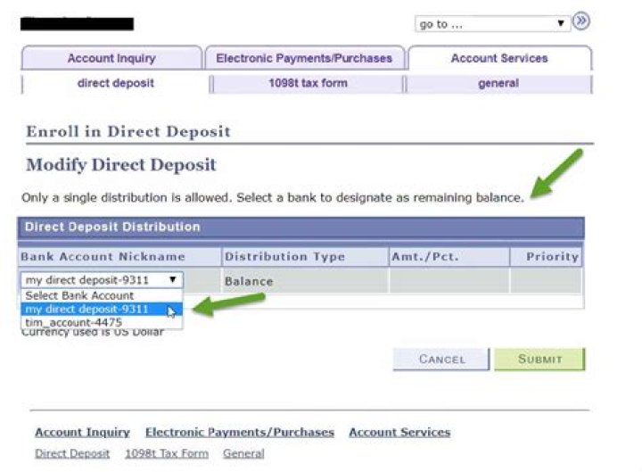 Why is my account not receiving direct deposit?