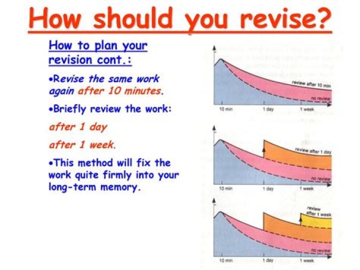 Why is nothing going in when I revise?