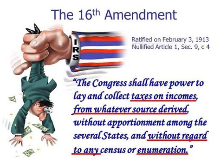 Why was the 16th Amendment passed?